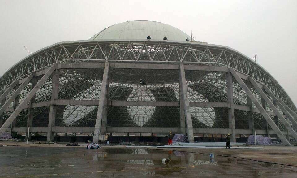 广东温泉馆网架工程